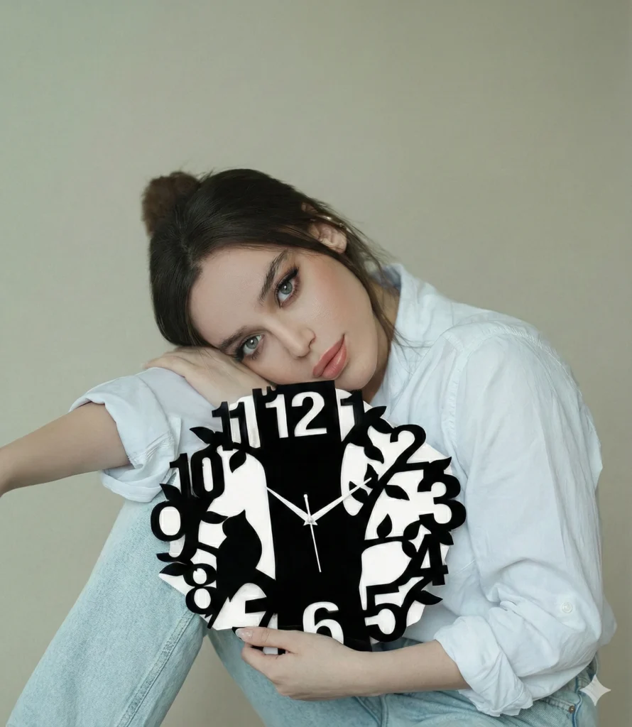 Modern Silent Best Wooden Wall Clock, wall clocks for living room, vintage wall clock, wooden wall clock, lounge wall clocks